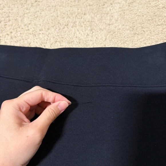 Spanx Slim Flare Leg AirEssentials Pants Black Plus Size 2X Stretch Comfy Lounge - Picture 7 of 13